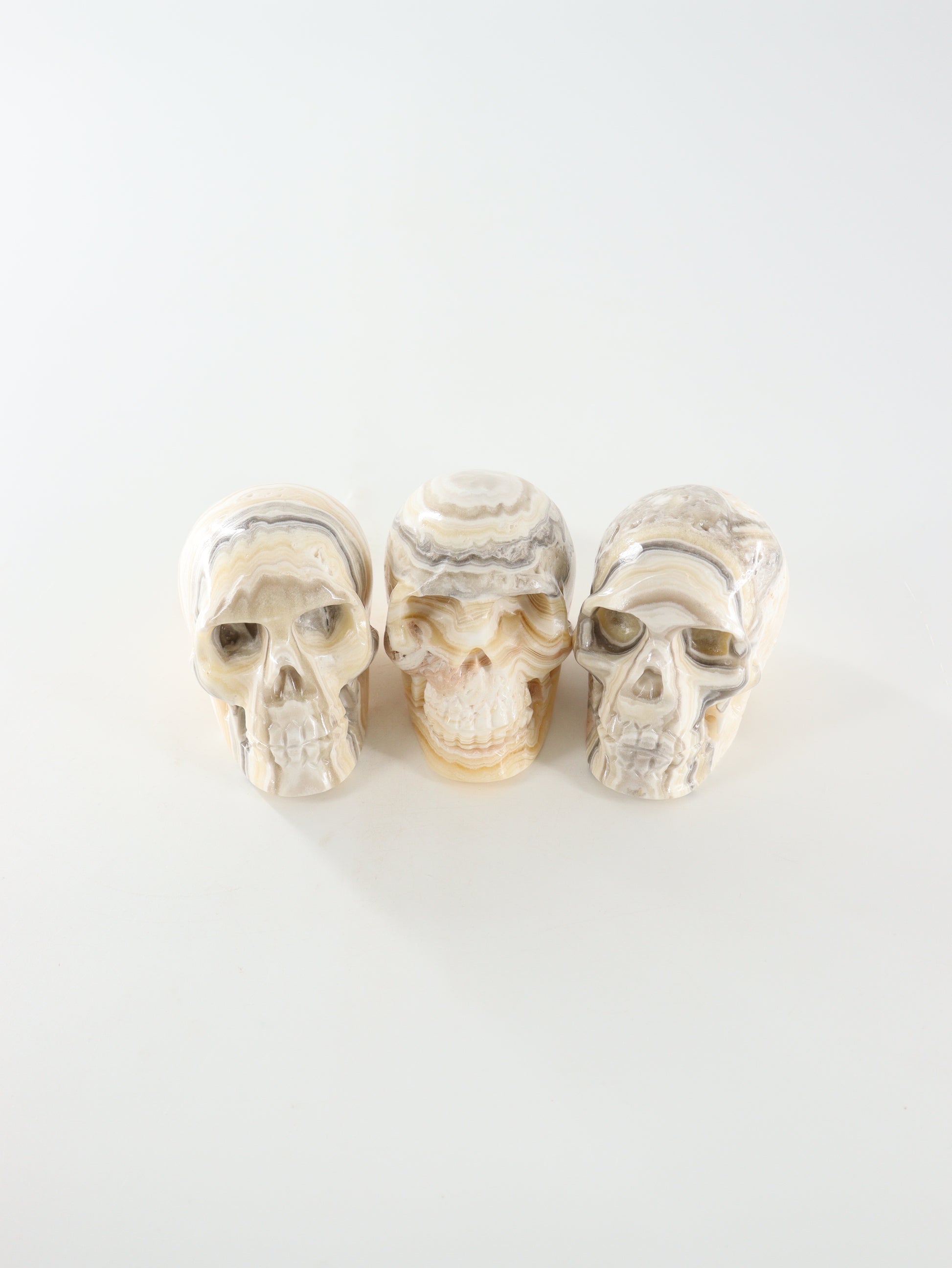 Onyx Skulls Set of 3 - Expert Wholesale and Supplier of Wholesale Crystals & Bulk Gemstones, []