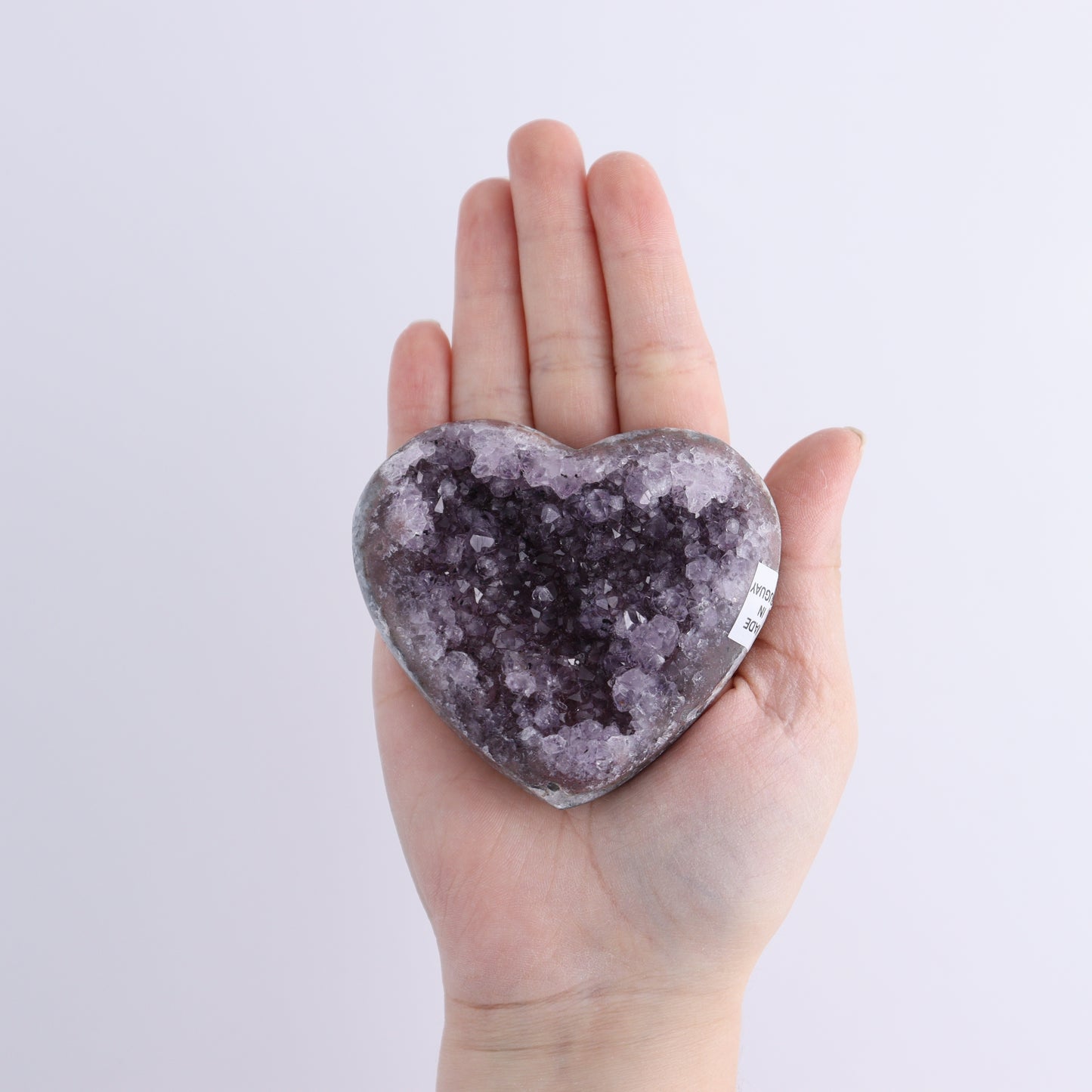 Uruguay Amethyst Hearts Set of 6 - Expert Wholesale and Supplier of Wholesale Crystals & Bulk Gemstones, ["Amethyst","Hearts","Uruguay"]