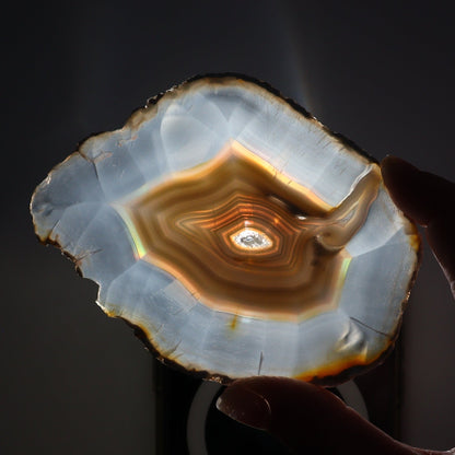 Iris Agate Slices Set of 4 - Expert Wholesale and Supplier of Wholesale Crystals & Bulk Gemstones, ["Agate","Iris Agate","Slices and Slabs"]