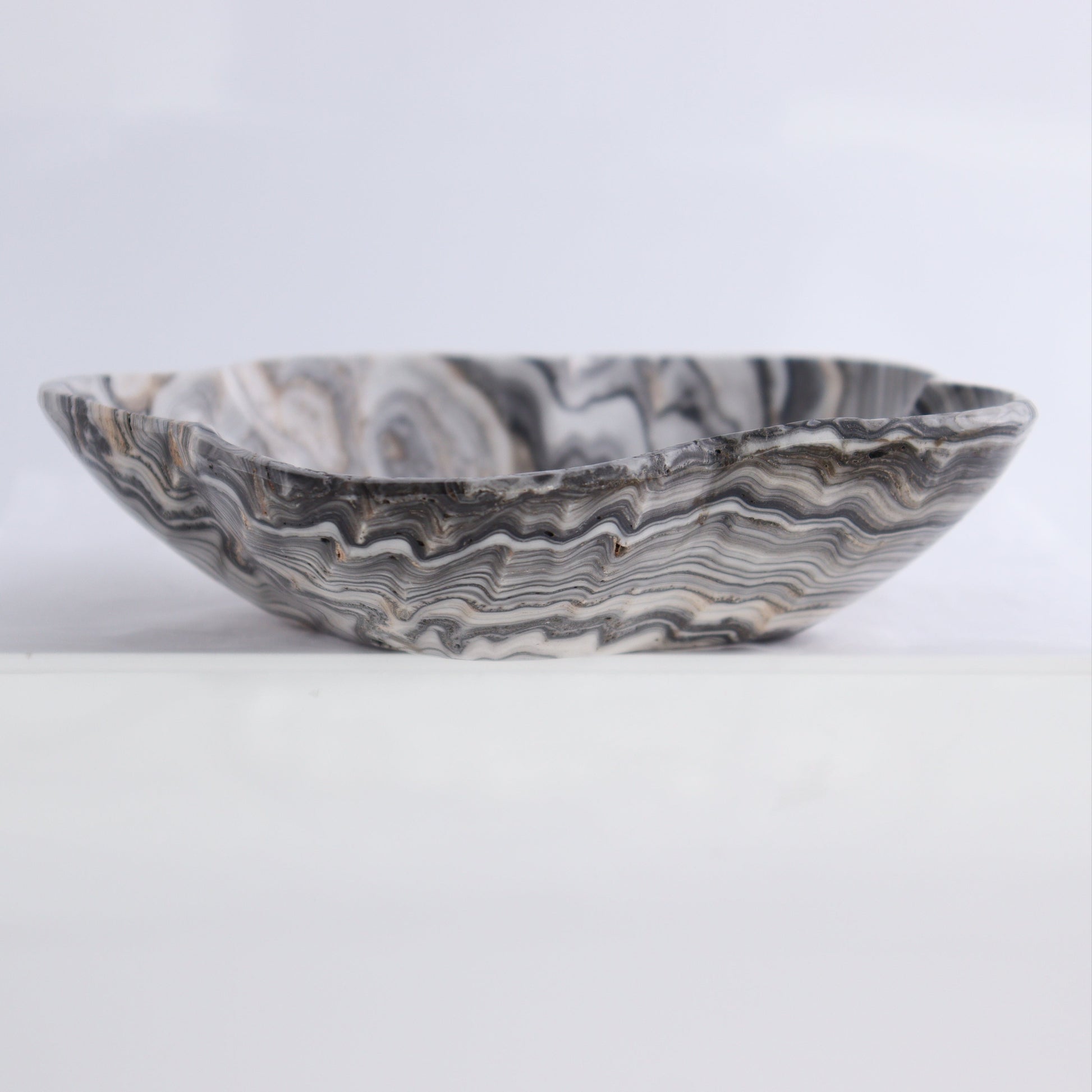 Zebra Onyx Bowl Set of 3 - Expert Wholesale and Supplier of Wholesale Crystals & Bulk Gemstones, ["Bowls","Mexico","onyx"]