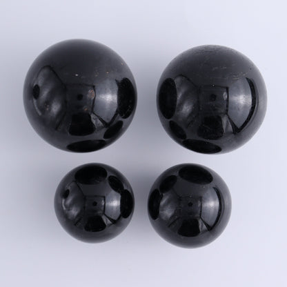 Black Tourmaline Spheres Set of 6 - Expert Wholesale and Supplier of Wholesale Crystals & Bulk Gemstones, ["Black Tourmaline","Spheres","Tourmaline"]