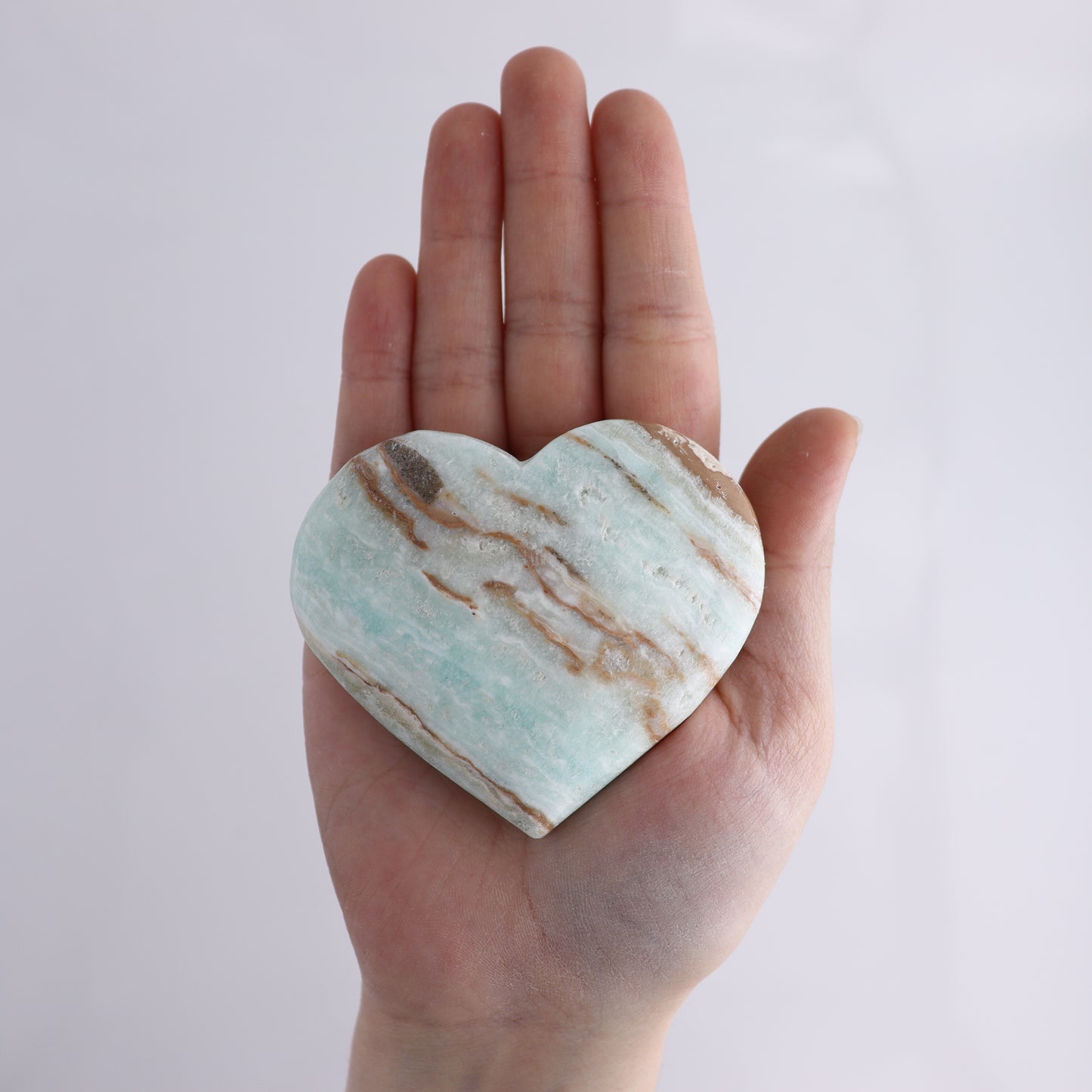 Caribbean Calcite Hearts Flat of 9 - Expert Wholesale and Supplier of Wholesale Crystals & Bulk Gemstones, ["Caribbean Calcite","Hearts","Madagascar"]