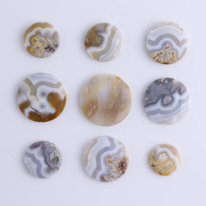 One Agate Round Carb - Expert Wholesale and Supplier of Wholesale Crystals & Bulk Gemstones, ["Agate","Cabs","Round"]