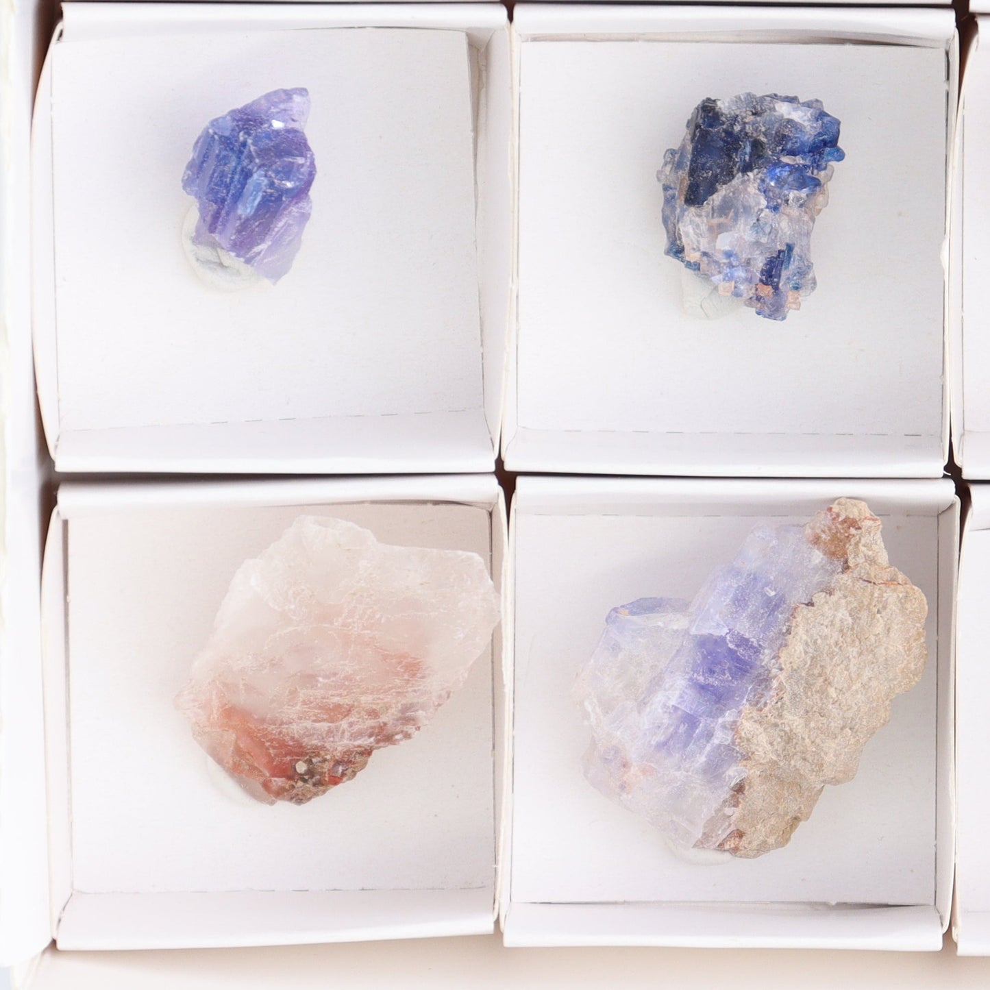 Canadian Blue Halite Rough Set of 9 - Expert Wholesale and Supplier of Wholesale Crystals & Bulk Gemstones, Blue Halite, Canada, Halite, Rough, Roughs