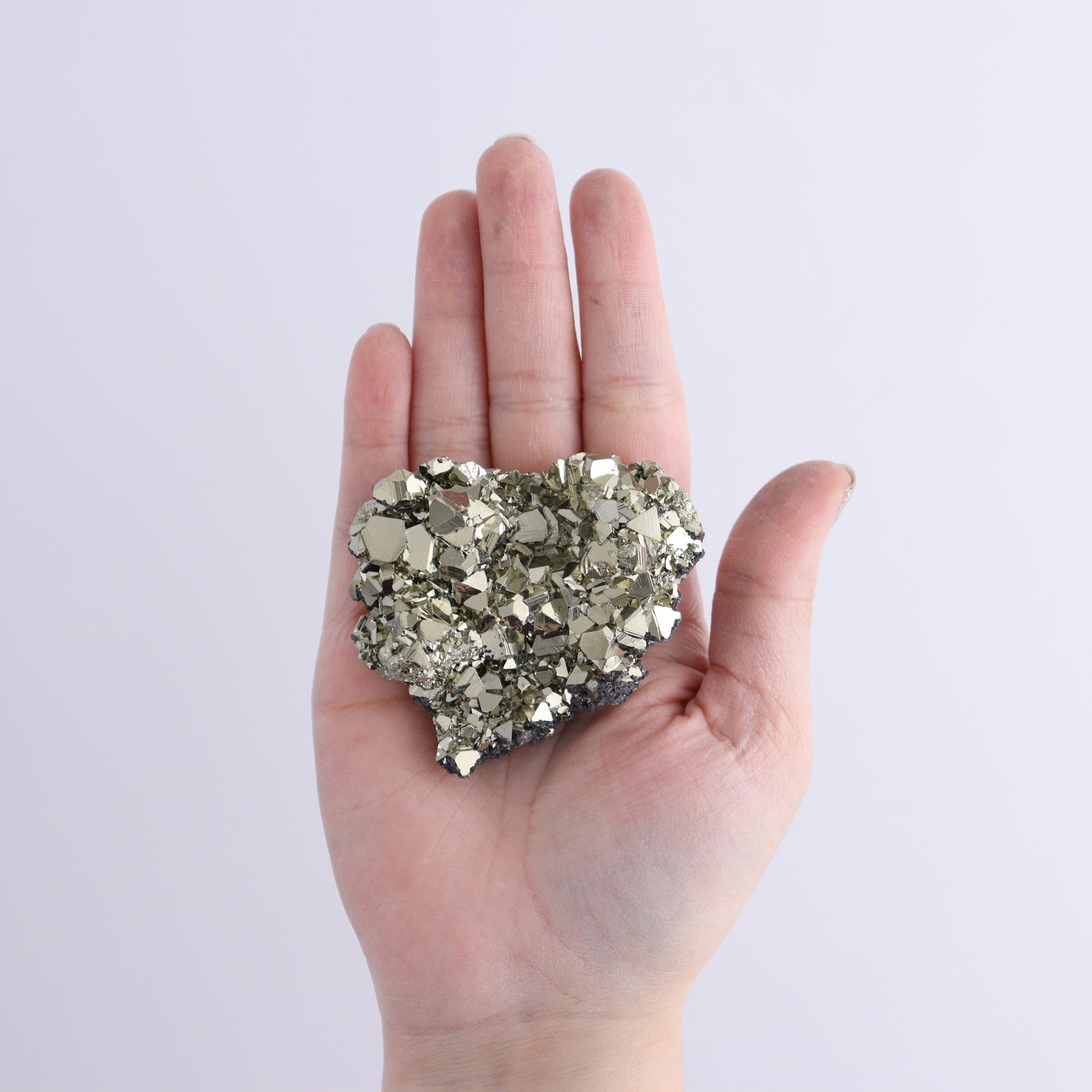 Octahedral Pyrite Clusters Set of 6 - Expert Wholesale and Supplier of Wholesale Crystals & Bulk Gemstones, ["Clusters","Octahedral Pyrite","Peru","Pyrite"]