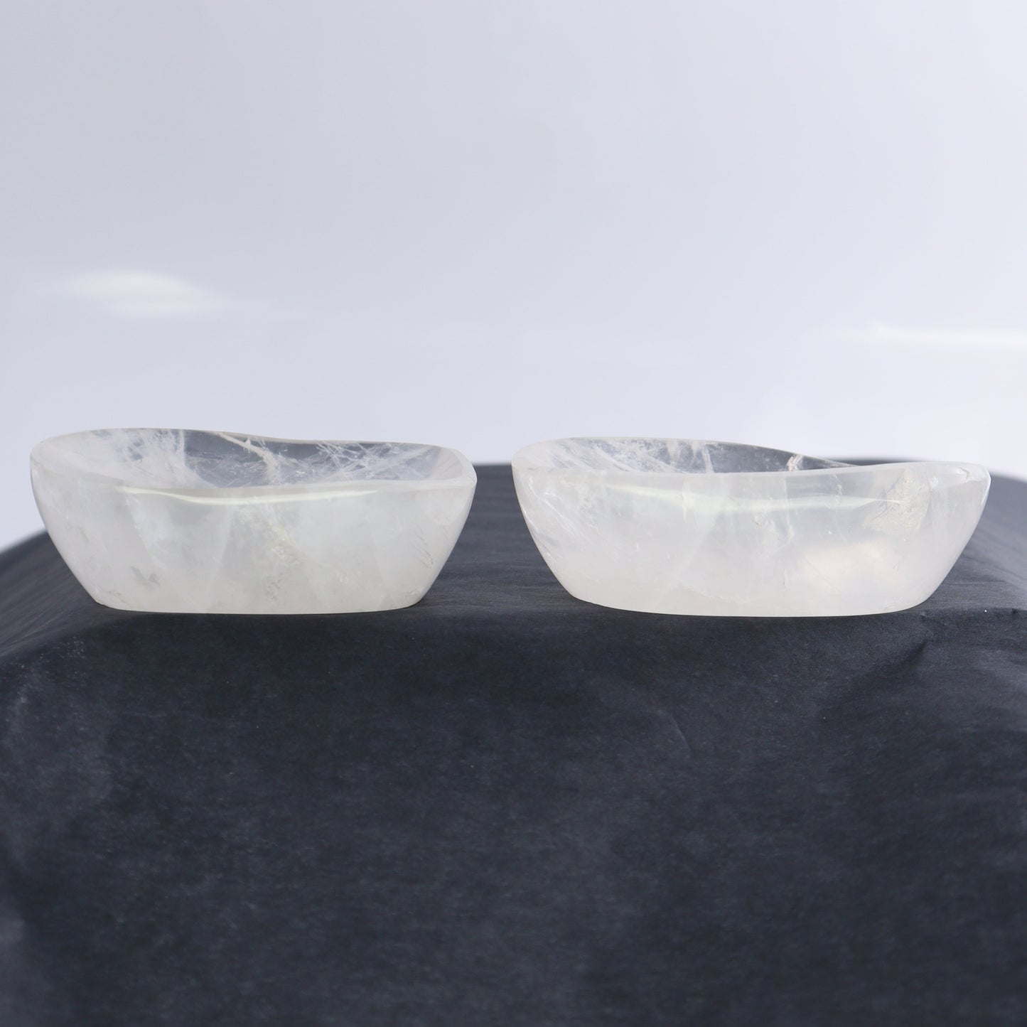 Clear Quartz Bowls Set of 5 - Expert Wholesale and Supplier of Wholesale Crystals & Bulk Gemstones, ["Bowls","Clear Quartz","Madagascar","Quartz"]