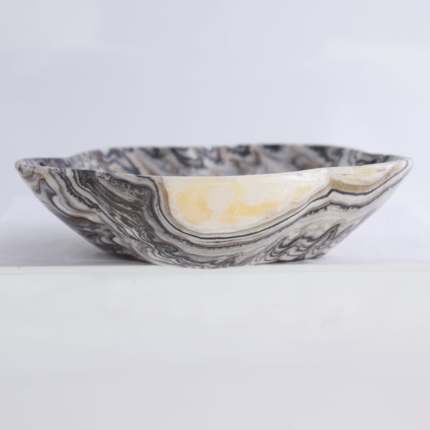 Zebra Onyx Bowl Set of 3 - Expert Wholesale and Supplier of Wholesale Crystals & Bulk Gemstones, ["Bowls","Mexico","onyx"]