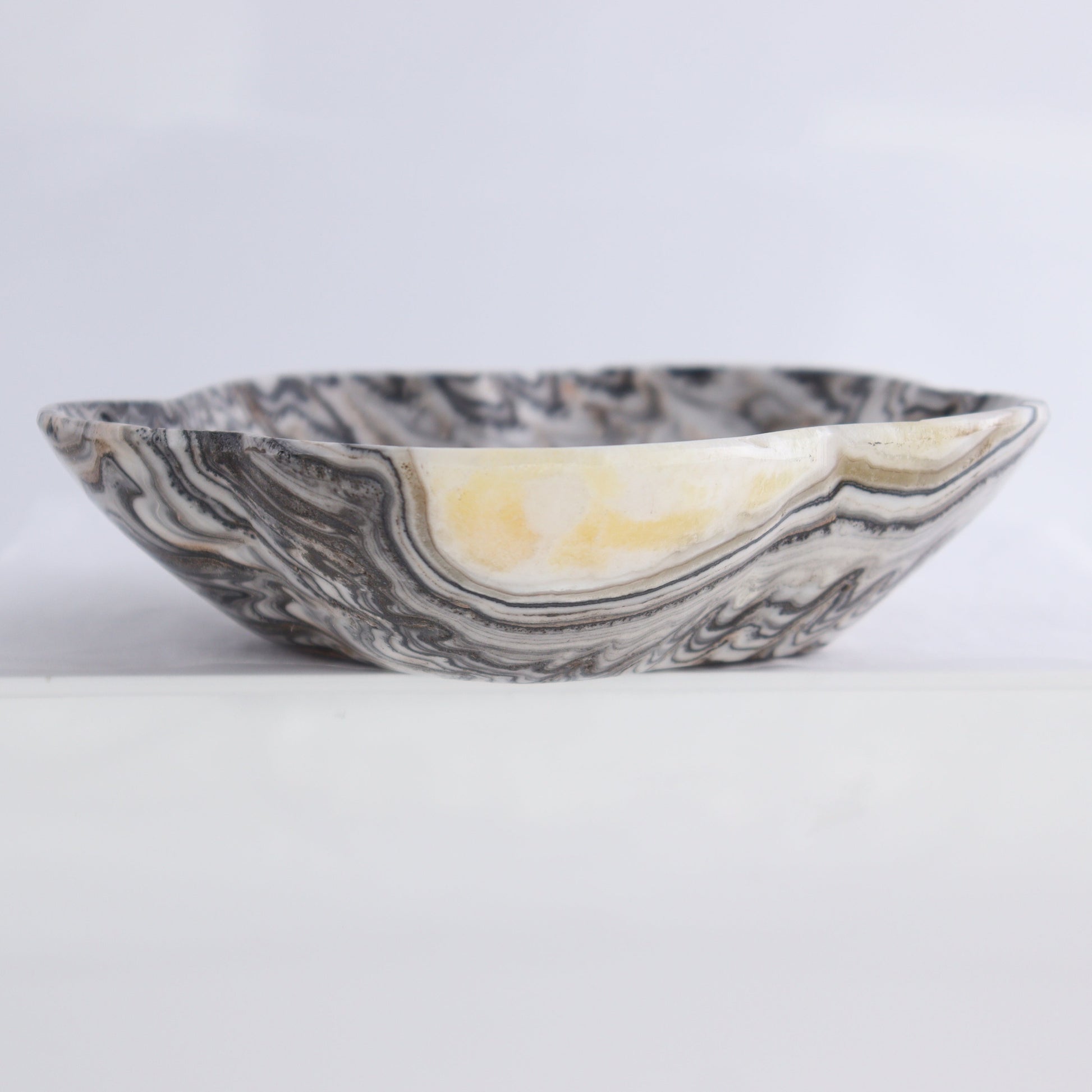 Zebra Onyx Bowl Set of 3 - Expert Wholesale and Supplier of Wholesale Crystals & Bulk Gemstones, ["Bowls","Mexico","onyx"]