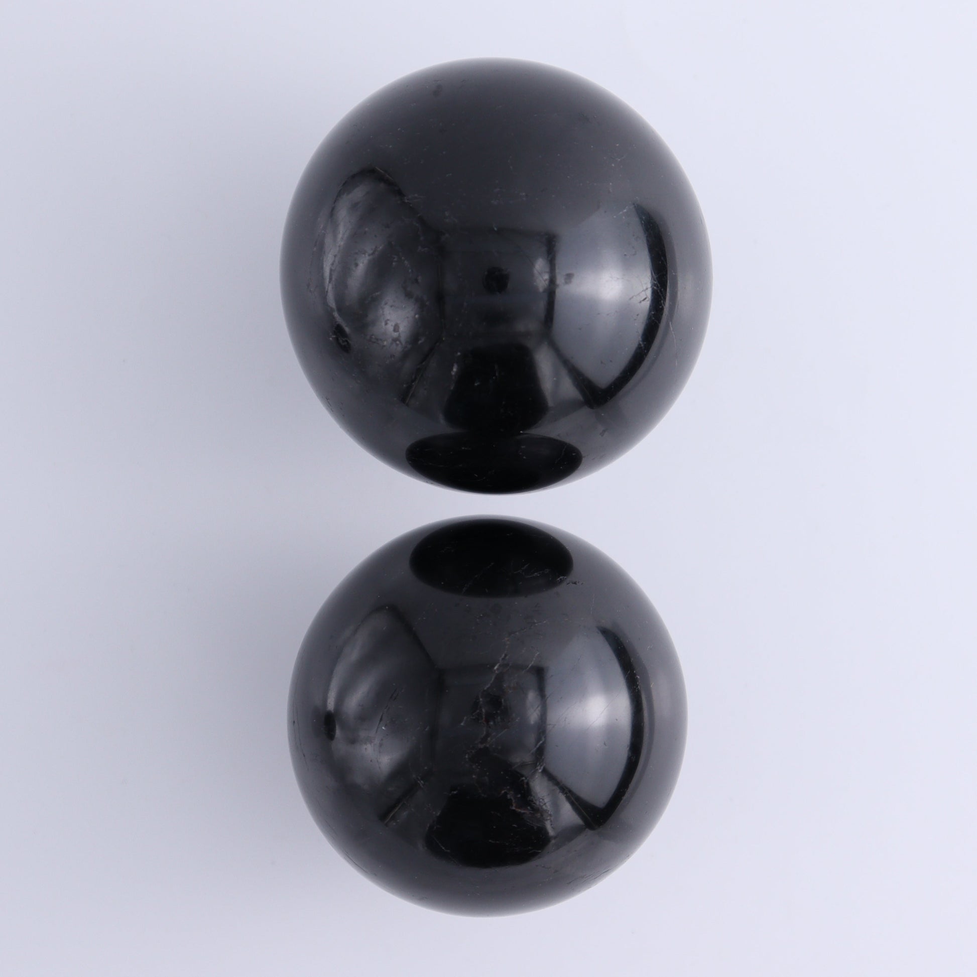 Black Tourmaline Spheres Set of 6 - Expert Wholesale and Supplier of Wholesale Crystals & Bulk Gemstones, ["Black Tourmaline","Spheres","Tourmaline"]