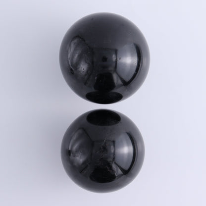 Black Tourmaline Spheres Set of 6 - Expert Wholesale and Supplier of Wholesale Crystals & Bulk Gemstones, ["Black Tourmaline","Spheres","Tourmaline"]