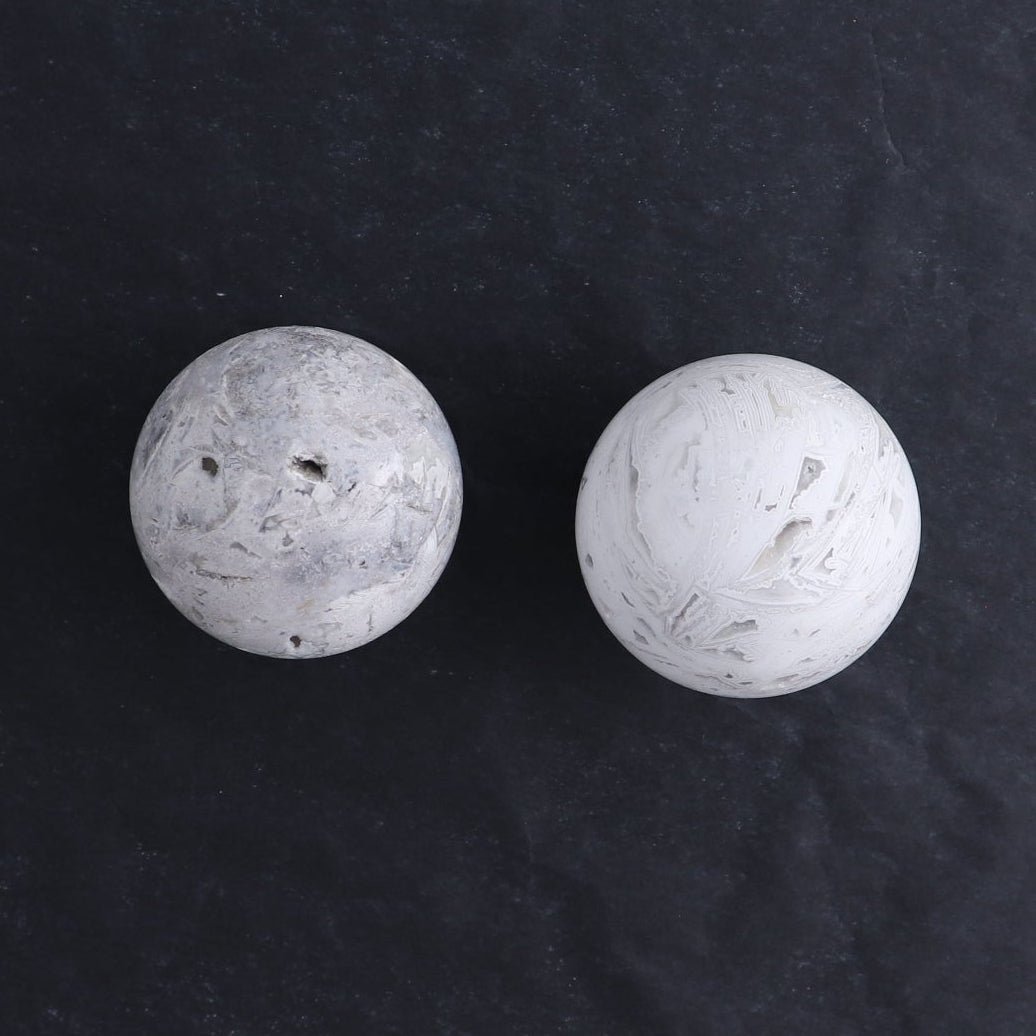 Agate Spheres Set of 6