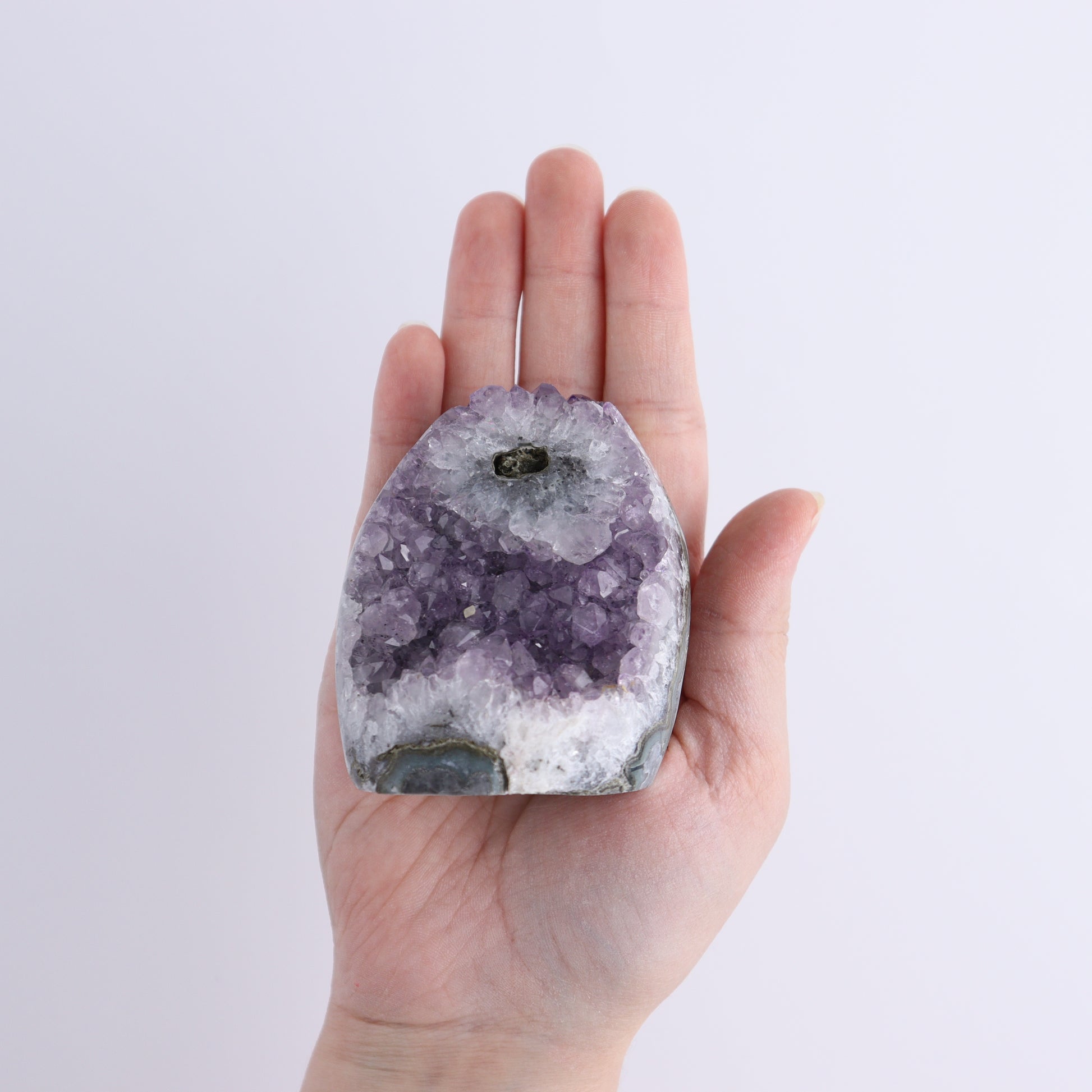 Uruguay Amethyst Set of 4 - Expert Wholesale and Supplier of Wholesale Crystals & Bulk Gemstones, ["Amethyst","Cut Base","Uruguay"]