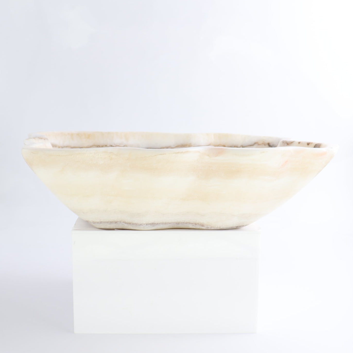 Mexican Onyx/Calcite Bowl 14"
