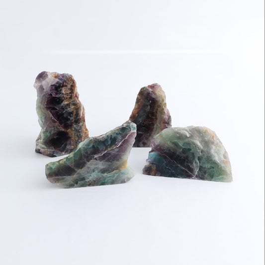 Fluorite Face Polished Set of 4