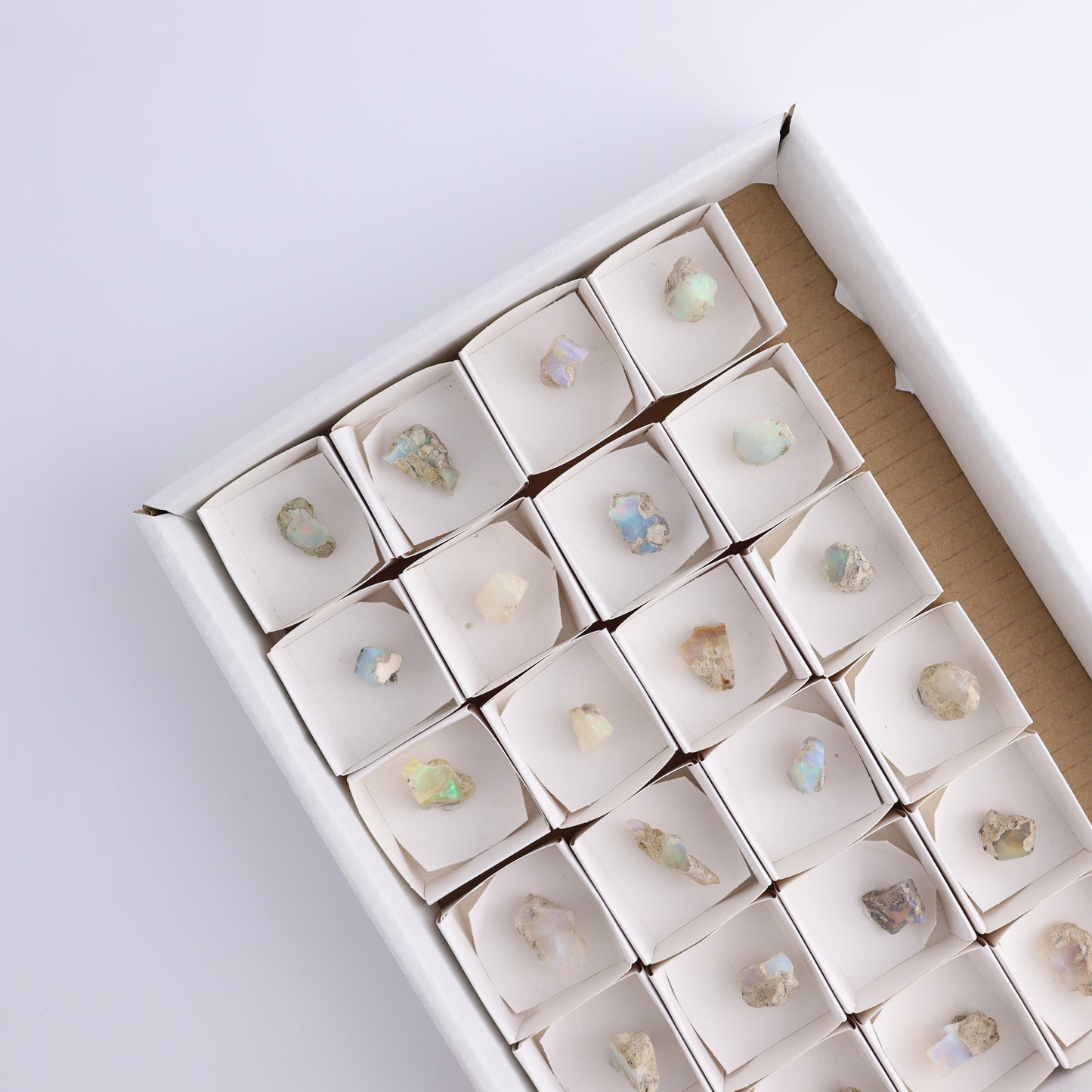 Ethiopian Opal Set of 24 - Expert Wholesale and Supplier of Wholesale Crystals & Bulk Gemstones, ["Ethiopia","ethiopian opal","Opal"]