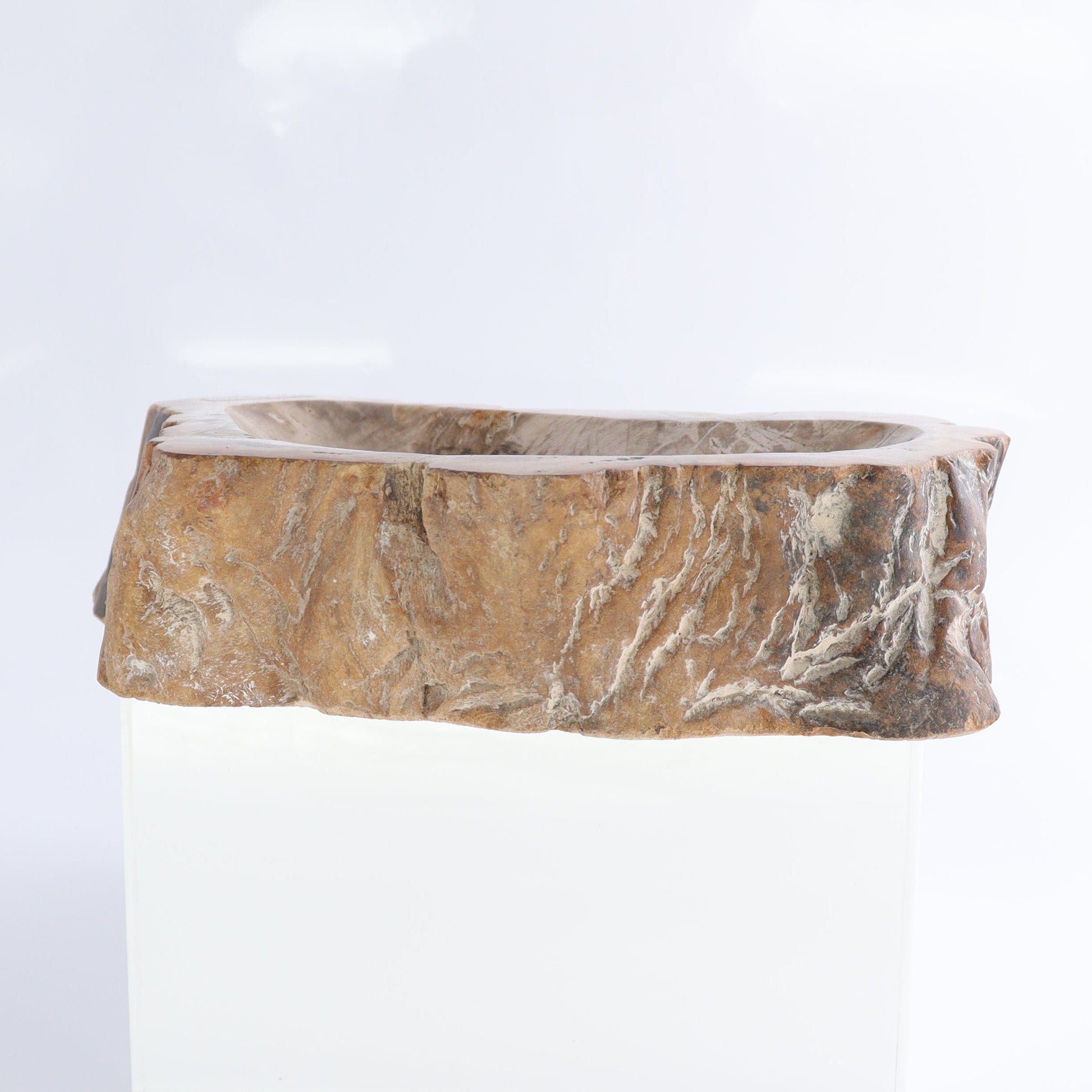 Petrified Wood Bowls Set of 2 - Expert Wholesale and Supplier of Wholesale Crystals & Bulk Gemstones, ["Bowls","Indonesia","Petrified Wood"]