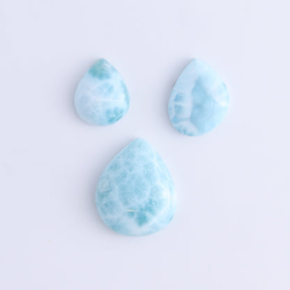 Larmiar Cabs Set of 5 - Expert Wholesale and Supplier of Wholesale Crystals & Bulk Gemstones, ["Cabs","Freeform","Freeforms","Larimar"]
