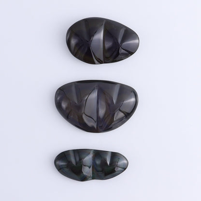 Rainbow Obsidian Heart Pairs Set of 3 - Expert Wholesale and Supplier of Wholesale Crystals & Bulk Gemstones, ["Hearts","Mexico","Obsidian","Rainbow Obsidian"]