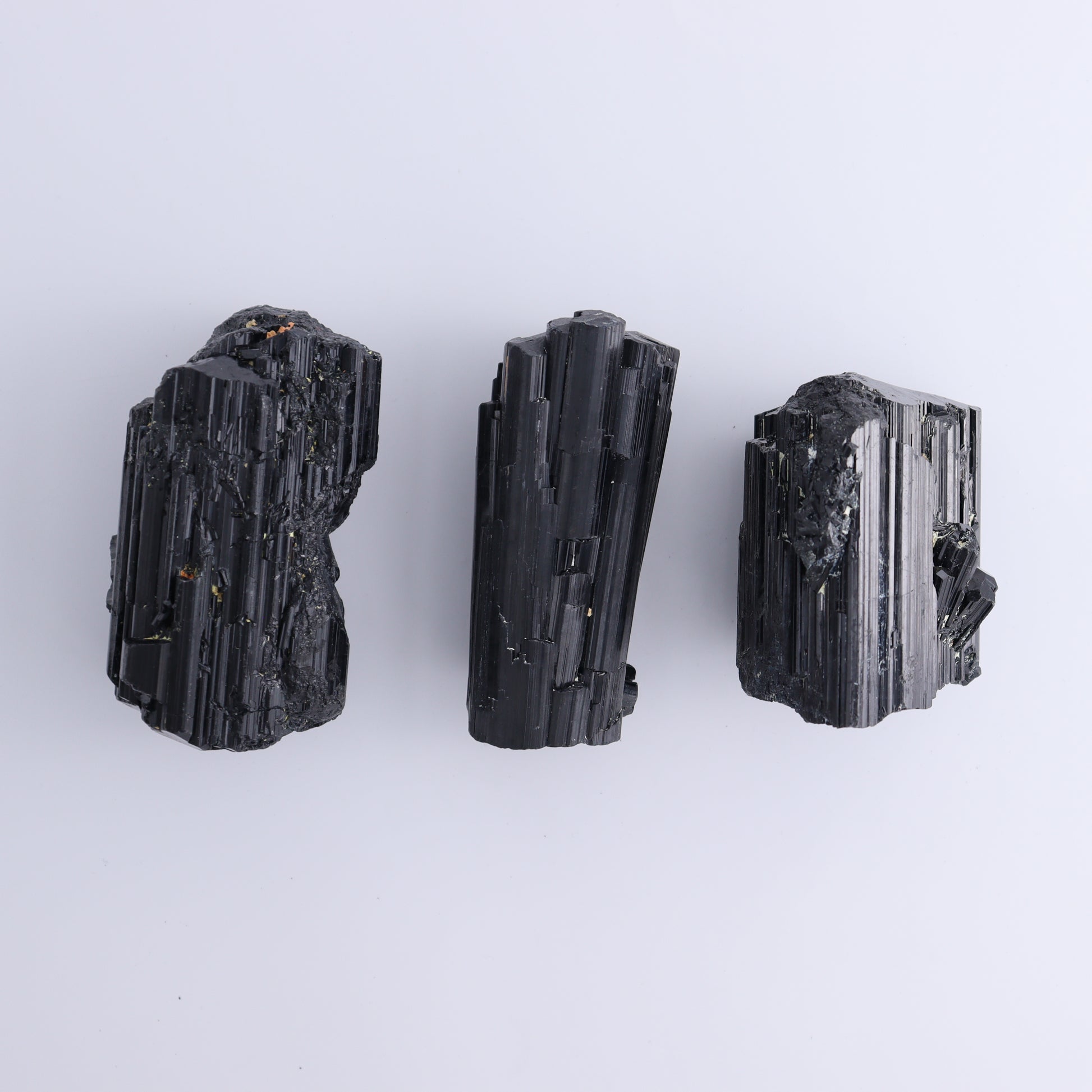 Black Tourmaline Roughs Set of 6 - Expert Wholesale and Supplier of Wholesale Crystals & Bulk Gemstones, ["Black Tourmaline","Madagascar","Rough","Tourmaline"]