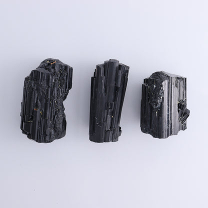 Black Tourmaline Roughs Set of 6 - Expert Wholesale and Supplier of Wholesale Crystals & Bulk Gemstones, ["Black Tourmaline","Madagascar","Rough","Tourmaline"]