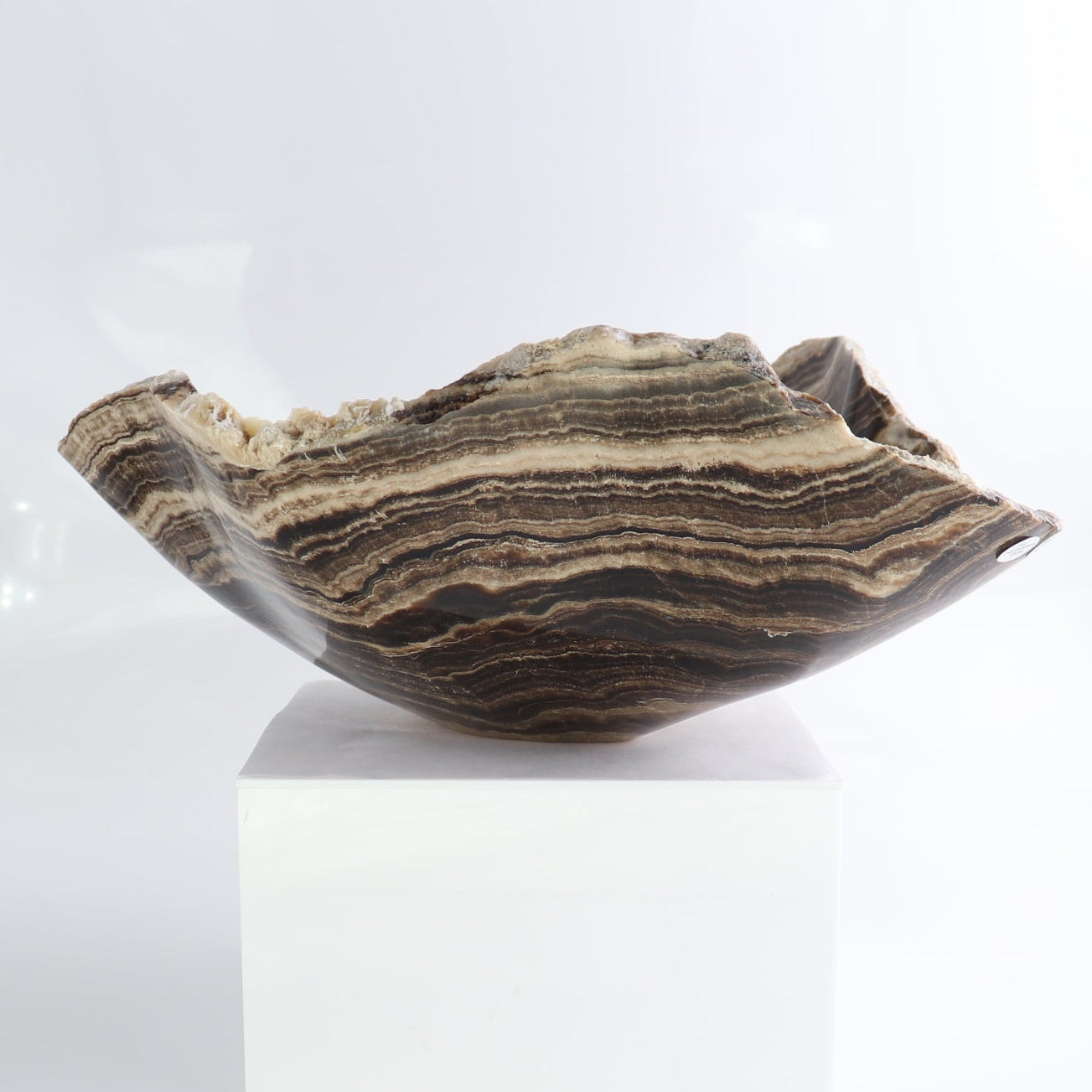 Mexican Onyx/Calcite Bowl 13"