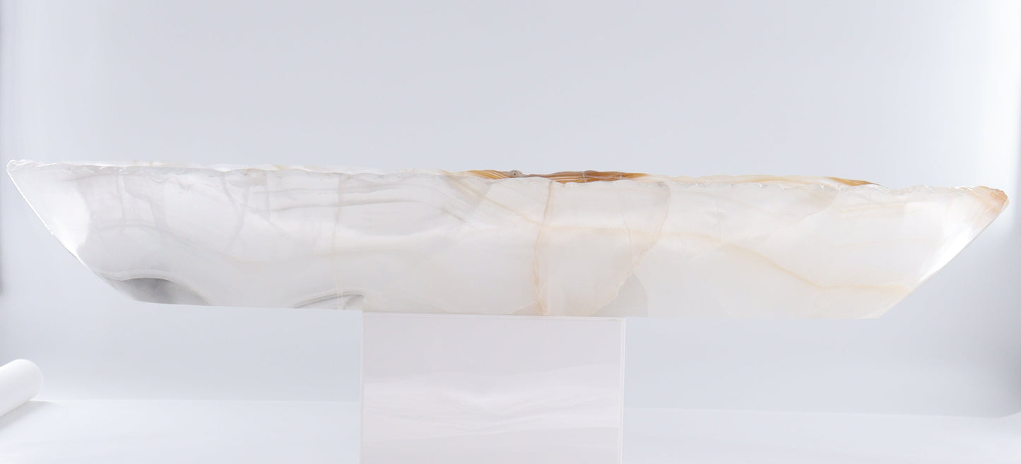 Onyx Canoe Bowl - Expert Wholesale and Supplier of Wholesale Crystals & Bulk Gemstones, ["Bowls","canoe","Mexico","onyx"]