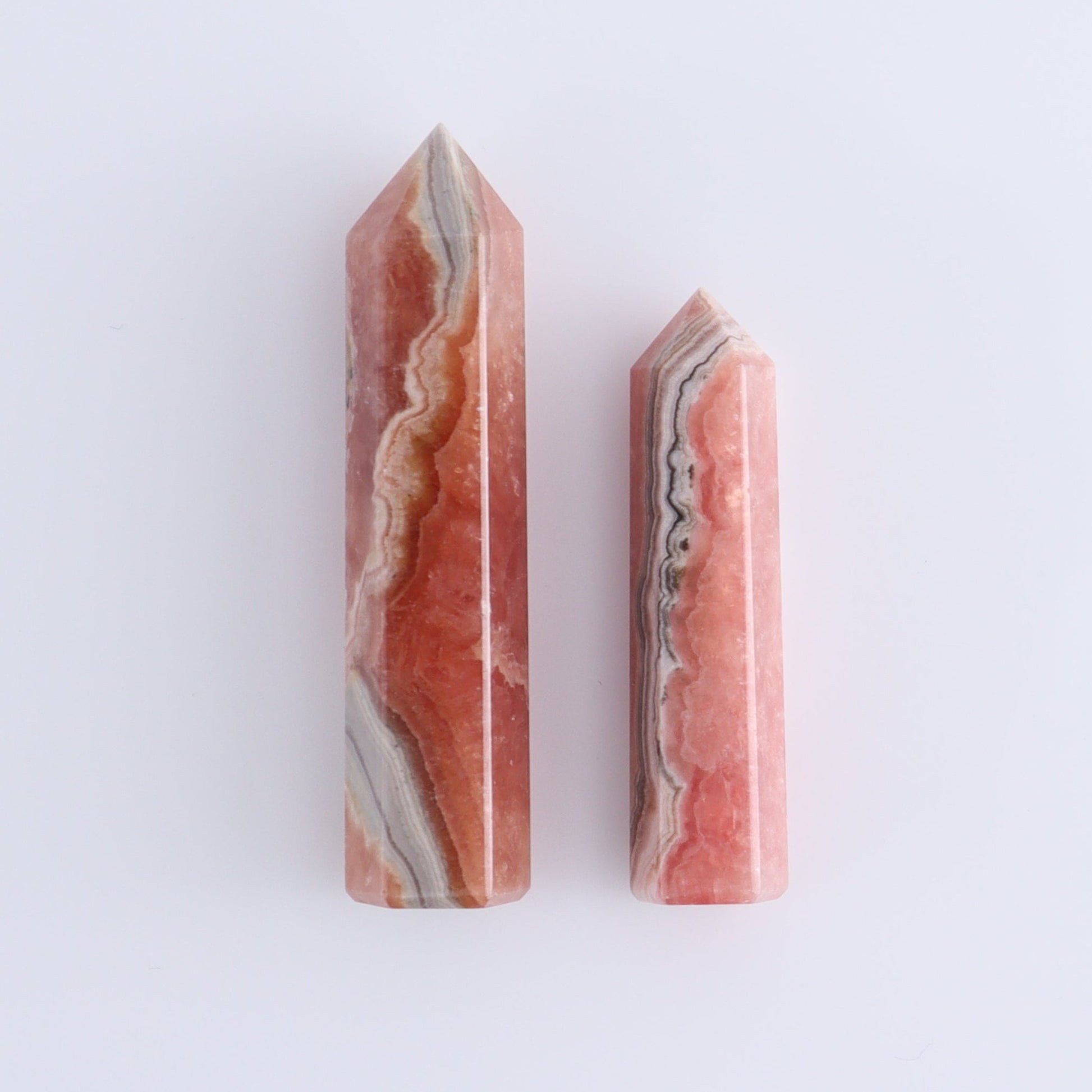 Rhodochrosite Towers Set of 5 - Expert Wholesale and Supplier of Wholesale Crystals & Bulk Gemstones, ["Argentina","Rhodochrosite","Towers"]