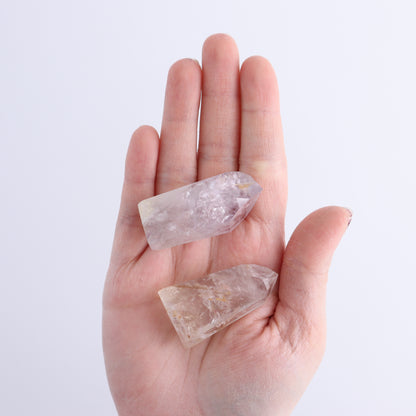 Powellite Amethyst UV Reactive Towers Set of 20 - Expert Wholesale and Supplier of Wholesale Crystals & Bulk Gemstones, ["Amethyst","Powellite"]