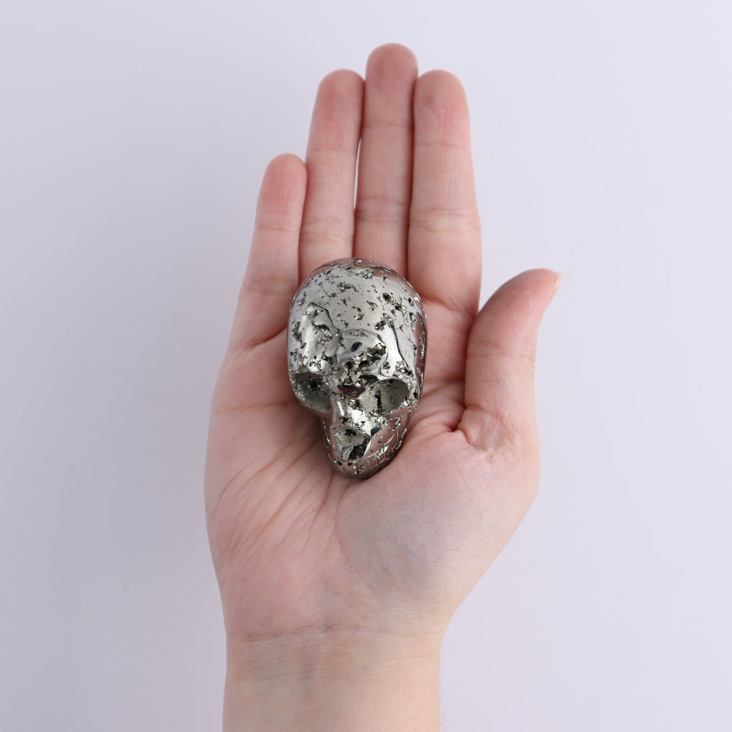 Pyrite Skulls Set of 6 - Expert Wholesale and Supplier of Wholesale Crystals & Bulk Gemstones, ["Hearts","Peru","Pyrite"]