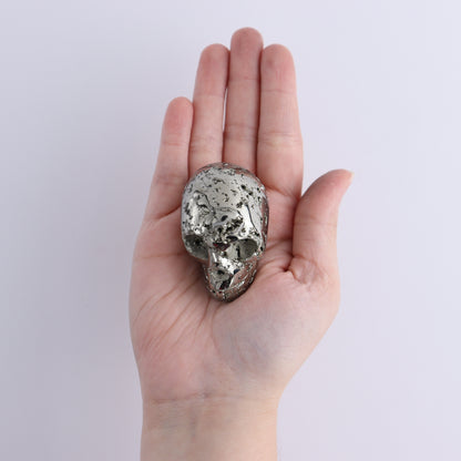 Pyrite Skulls Set of 6 - Expert Wholesale and Supplier of Wholesale Crystals & Bulk Gemstones, ["Hearts","Peru","Pyrite"]