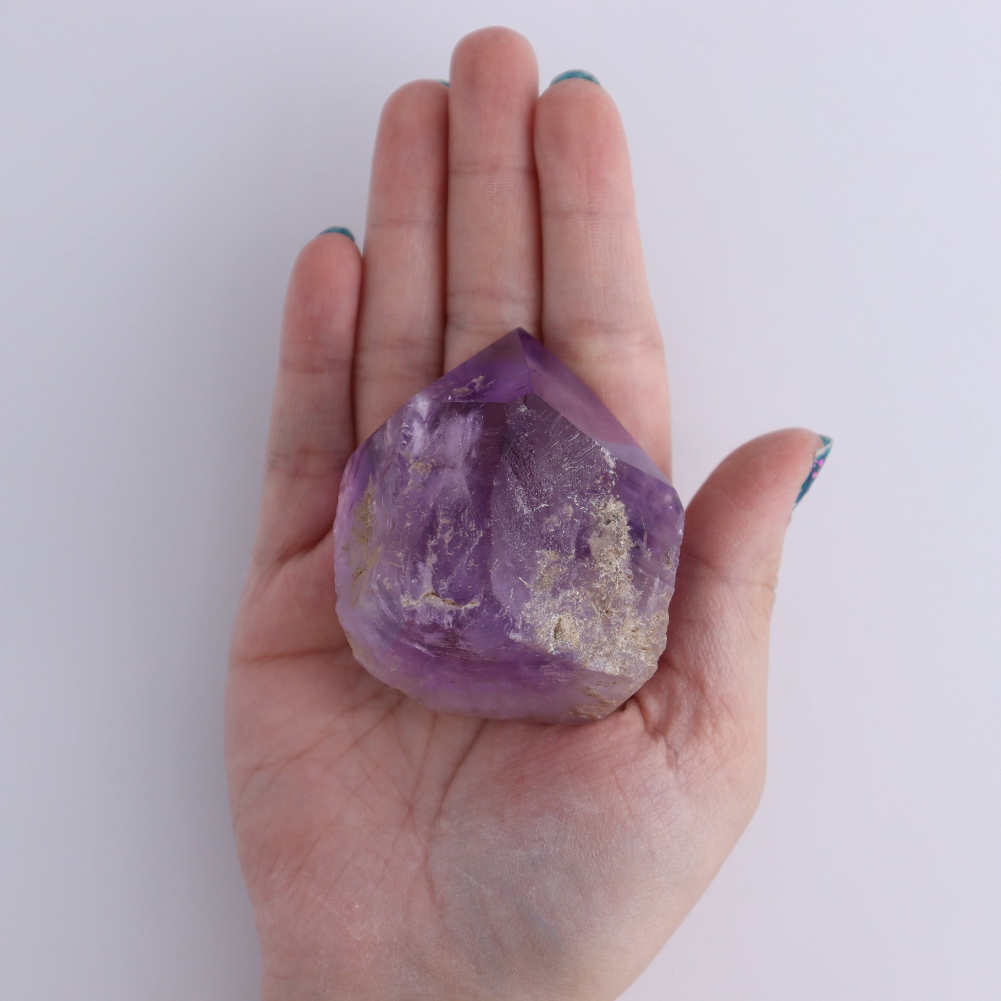 Amethyst Tops Polished Set of 5 - Expert Wholesale and Supplier of Wholesale Crystals & Bulk Gemstones, ["Amethyst","Brazil","Top Polished"]