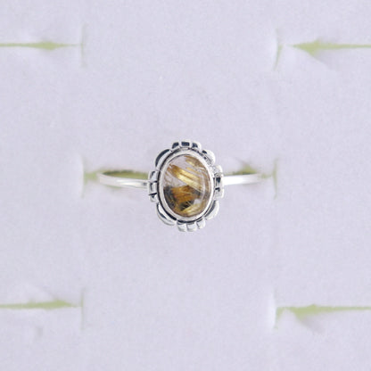 Rutilated Quartz Rings Set of 8 (Ring Holders Not Included) - Expert Wholesale and Supplier of Wholesale Crystals & Bulk Gemstones, ["Ring","rings","Rutilated Quartz","Rutiled Quartz","sterling silver"]