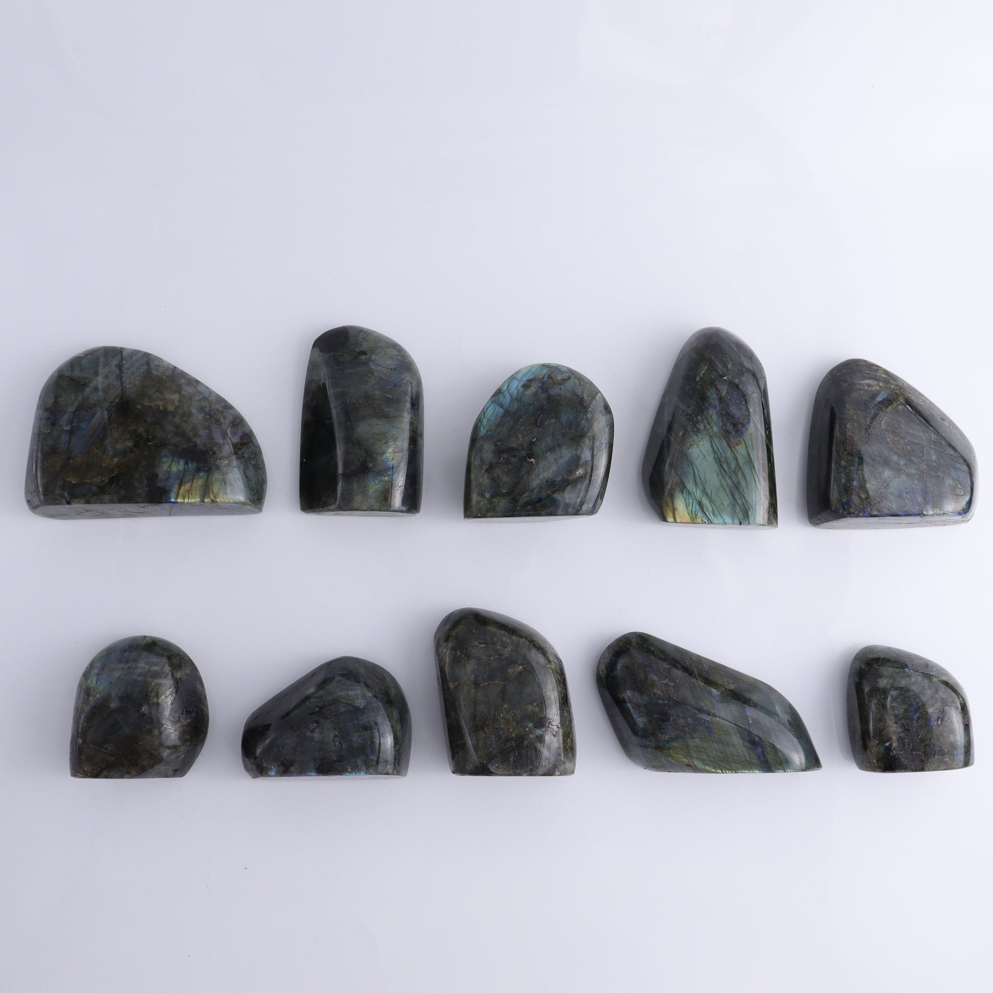 Labradorite Freeform Set 10 - Expert Wholesale and Supplier of Wholesale Crystals & Bulk Gemstones, ["Freeforms","Labradorite","Madagascar"]