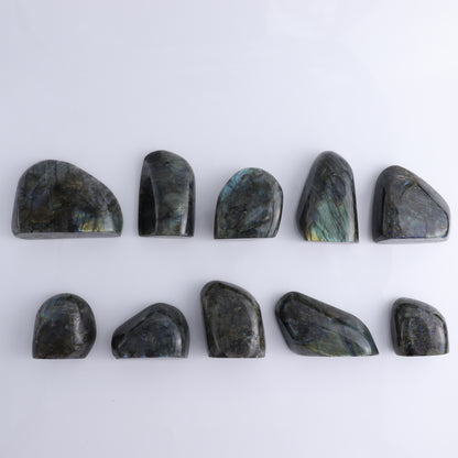 Labradorite Freeform Set 10 - Expert Wholesale and Supplier of Wholesale Crystals & Bulk Gemstones, ["Freeforms","Labradorite","Madagascar"]