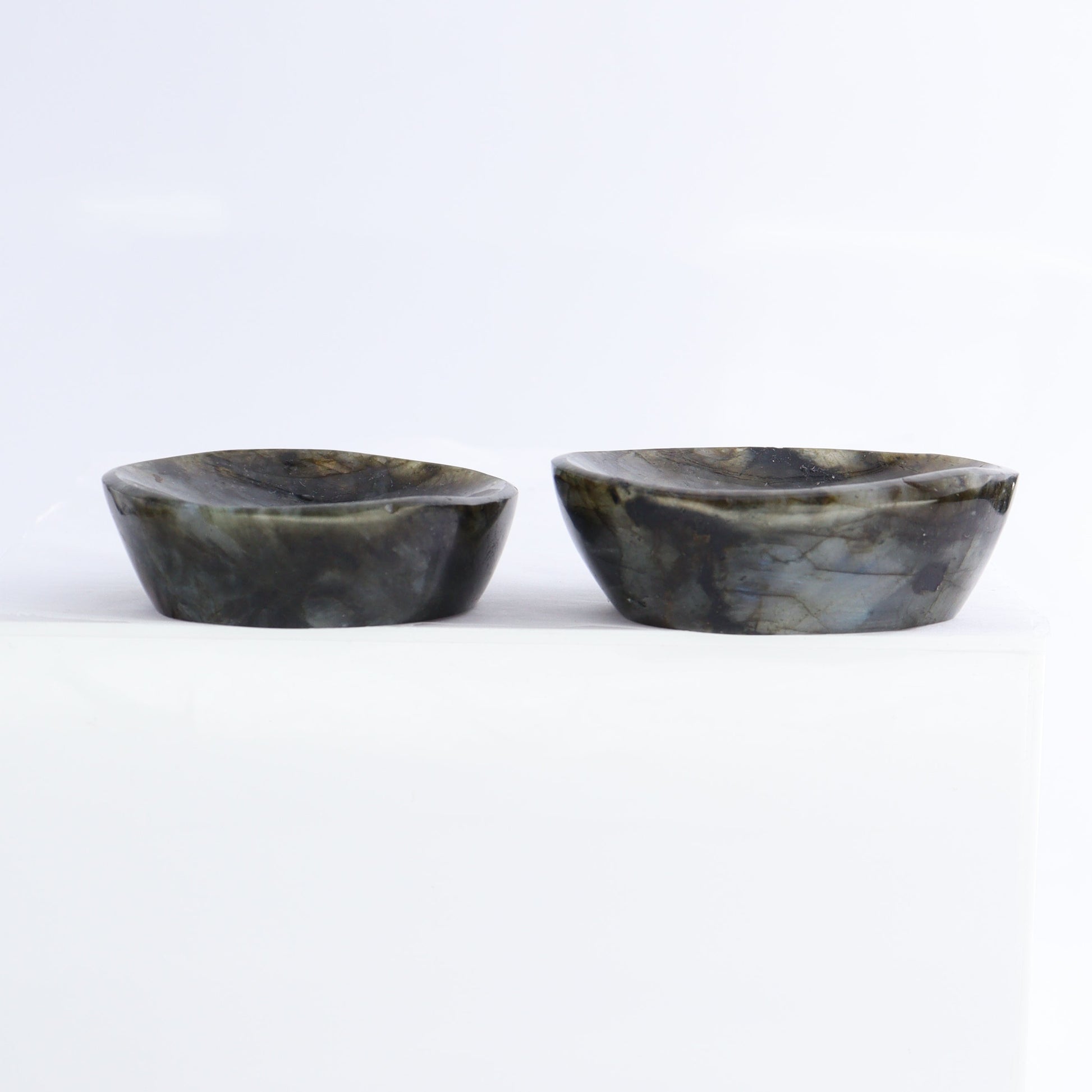 Labradorite Bowls Set of 12 - Expert Wholesale and Supplier of Wholesale Crystals & Bulk Gemstones, ["Bowls","Labradorite","Madagascar"]