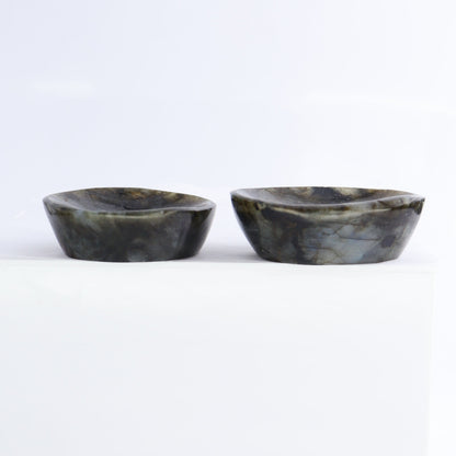 Labradorite Bowls Set of 12 - Expert Wholesale and Supplier of Wholesale Crystals & Bulk Gemstones, ["Bowls","Labradorite","Madagascar"]