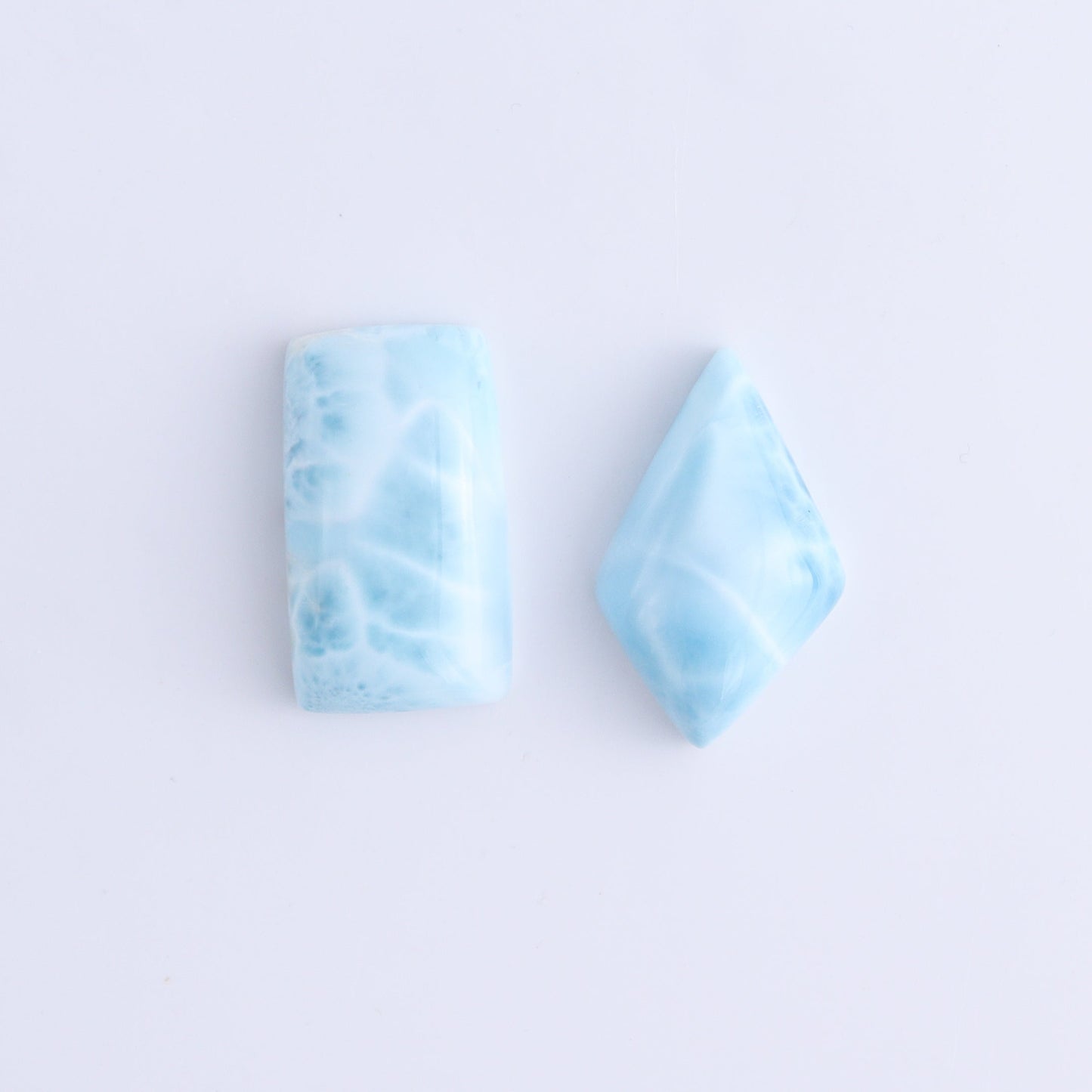 Larmiar Cabs Set of 5 - Expert Wholesale and Supplier of Wholesale Crystals & Bulk Gemstones, ["Cabs","Freeform","Freeforms","Larimar"]