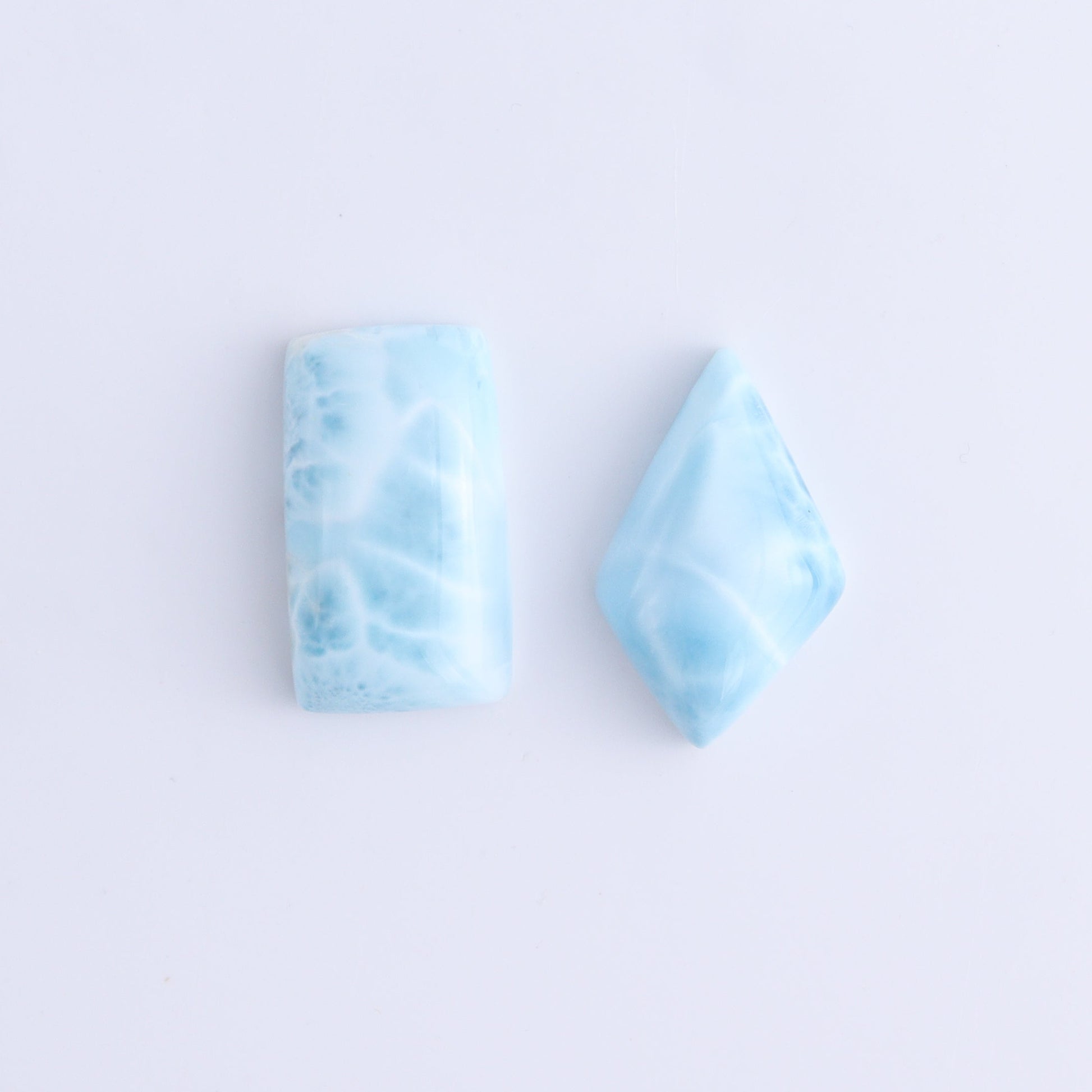 Larmiar Cabs Set of 5 - Expert Wholesale and Supplier of Wholesale Crystals & Bulk Gemstones, ["Cabs","Freeform","Freeforms","Larimar"]