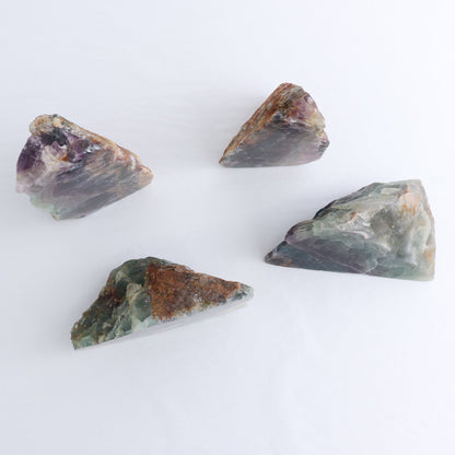 Fluorite Face Polished Set of 4