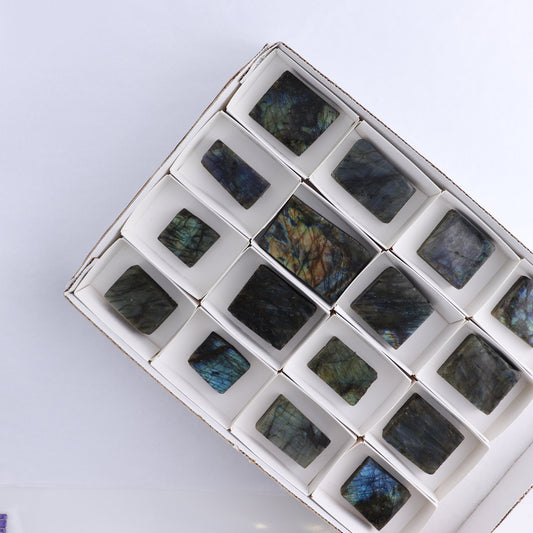 Labradorite Freeform Set of 16 - wholesale crystals