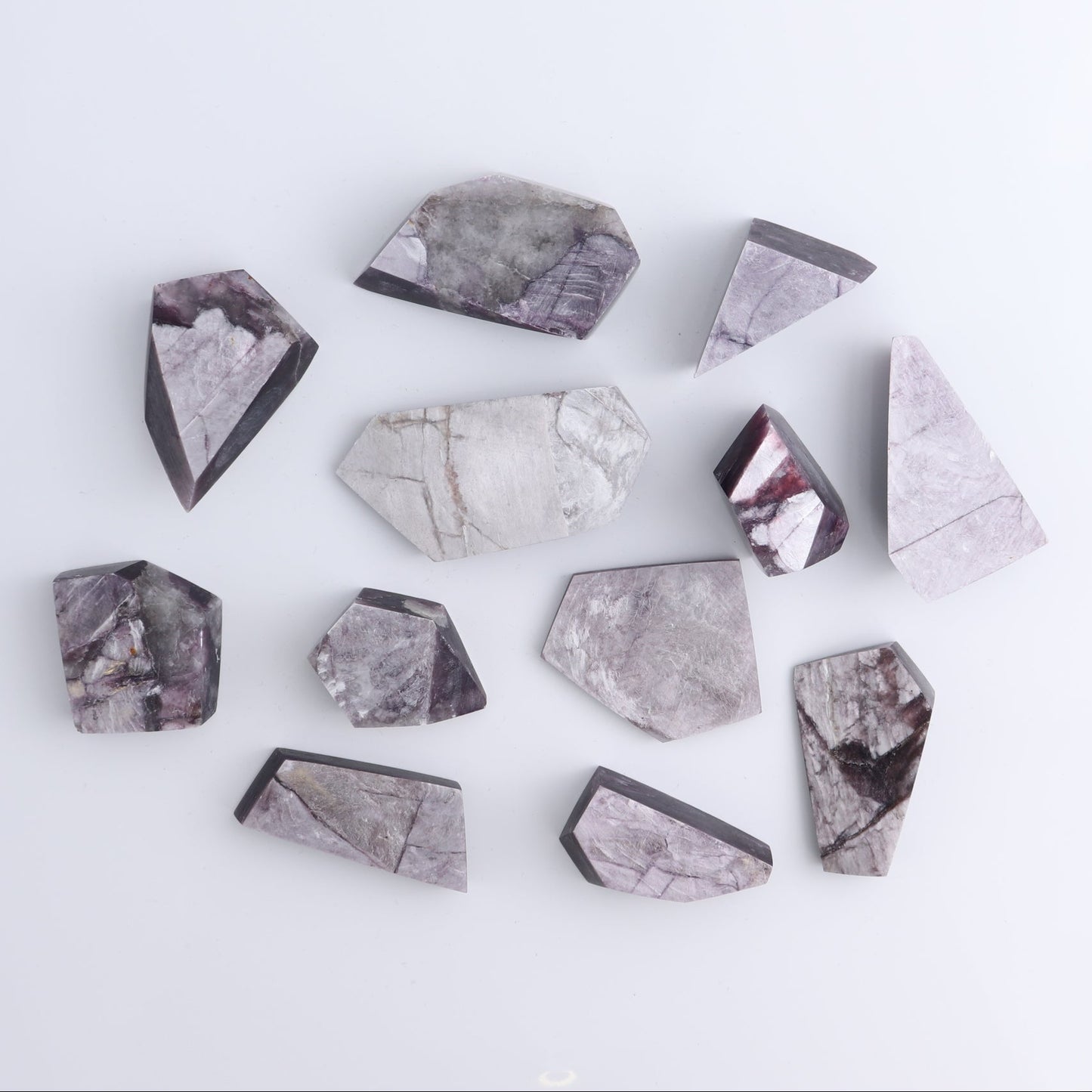 Lepidolite Freeforms Set of 12