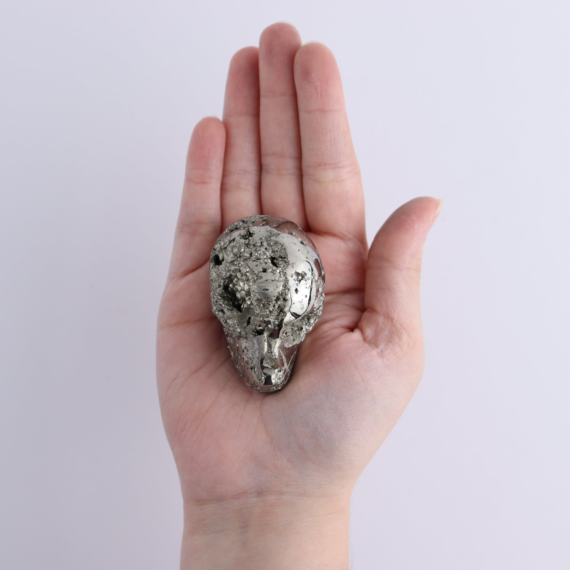 Pyrite Skulls Set of 6 - Expert Wholesale and Supplier of Wholesale Crystals & Bulk Gemstones, ["Hearts","Peru","Pyrite"]