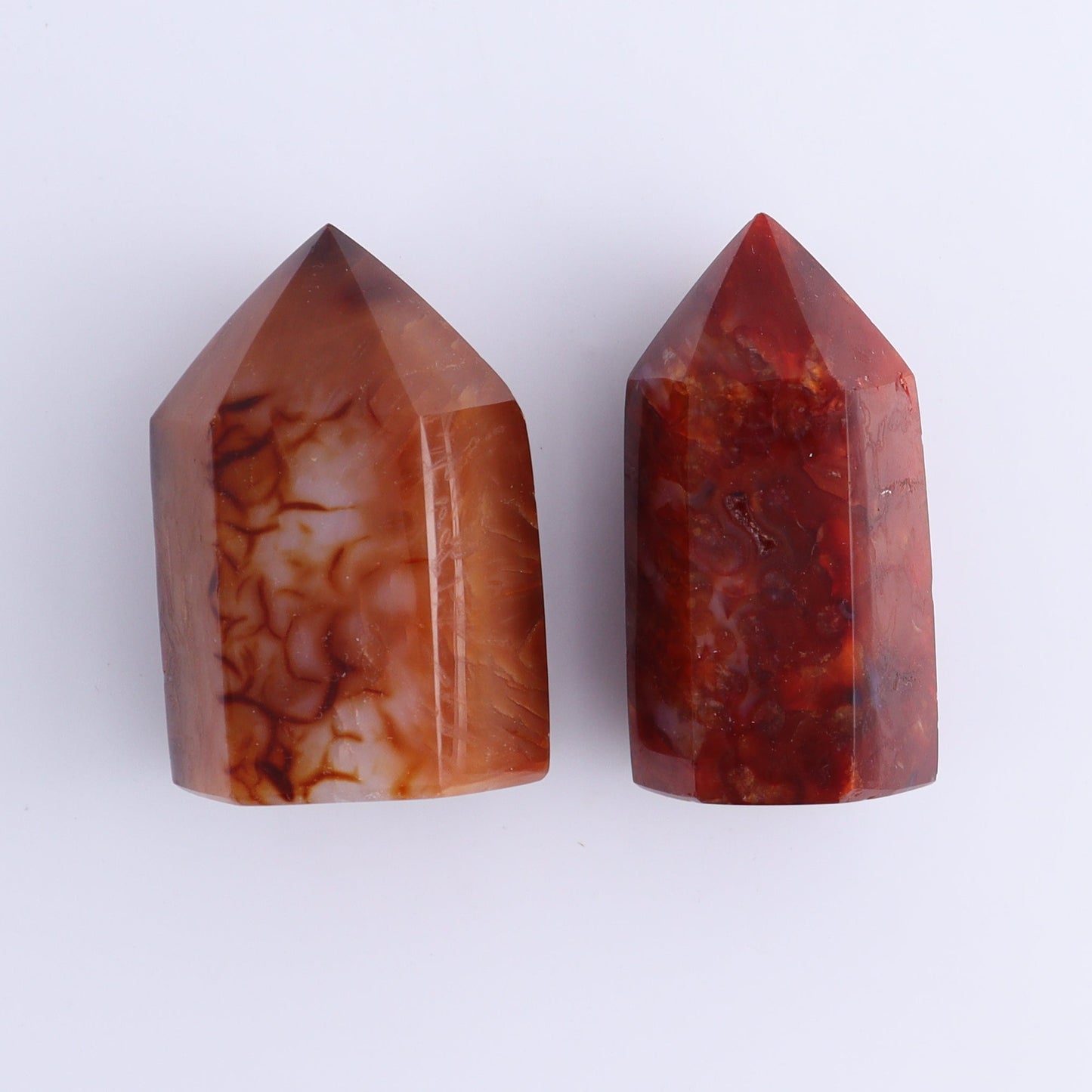Carnelian Towers Set of 12 - Expert Wholesale and Supplier of Wholesale Crystals & Bulk Gemstones, ["carnelian","Madagascar","Towers"]