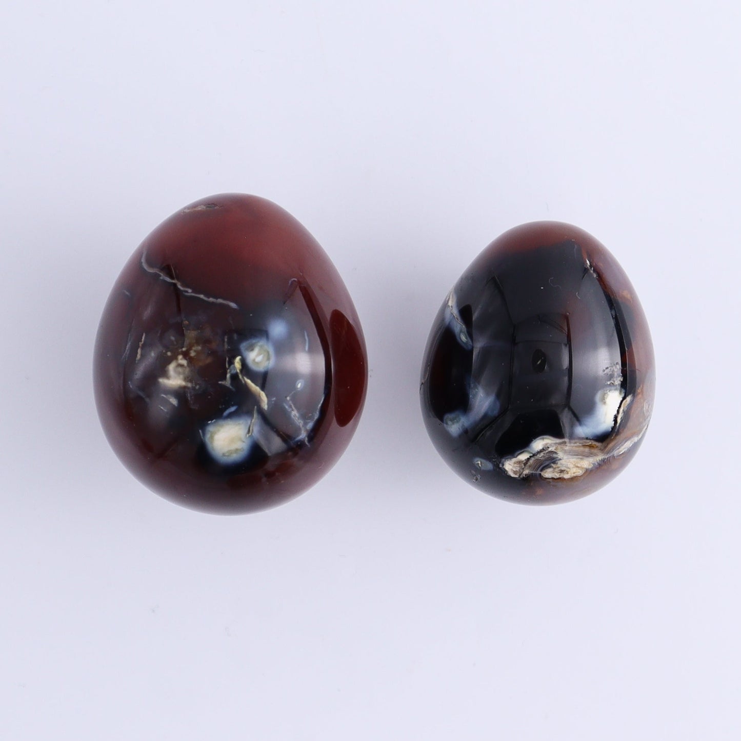 Carnelian Eggs Set of 12 - Expert Wholesale and Supplier of Wholesale Crystals & Bulk Gemstones, ["carnelian","Eggs","Madagascar"]