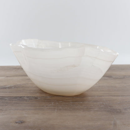 Mexican Onyx/Calcite Bowl 12"