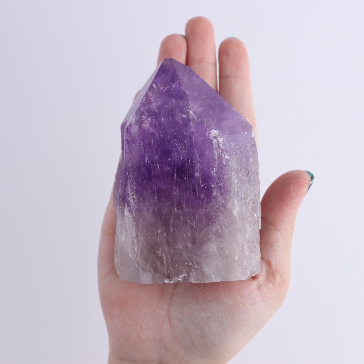 Amethyst Tops Polished Set of 5 - Expert Wholesale and Supplier of Wholesale Crystals & Bulk Gemstones, ["Amethyst","Brazil","Top Polished"]