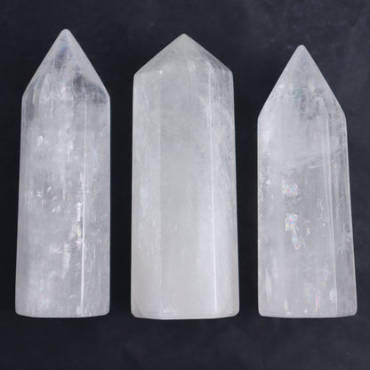 Optical Calcite Towers Set of 3 - Expert Wholesale and Supplier of Wholesale Crystals & Bulk Gemstones, ["Calcite","close_50","Madagascar","Towers"]