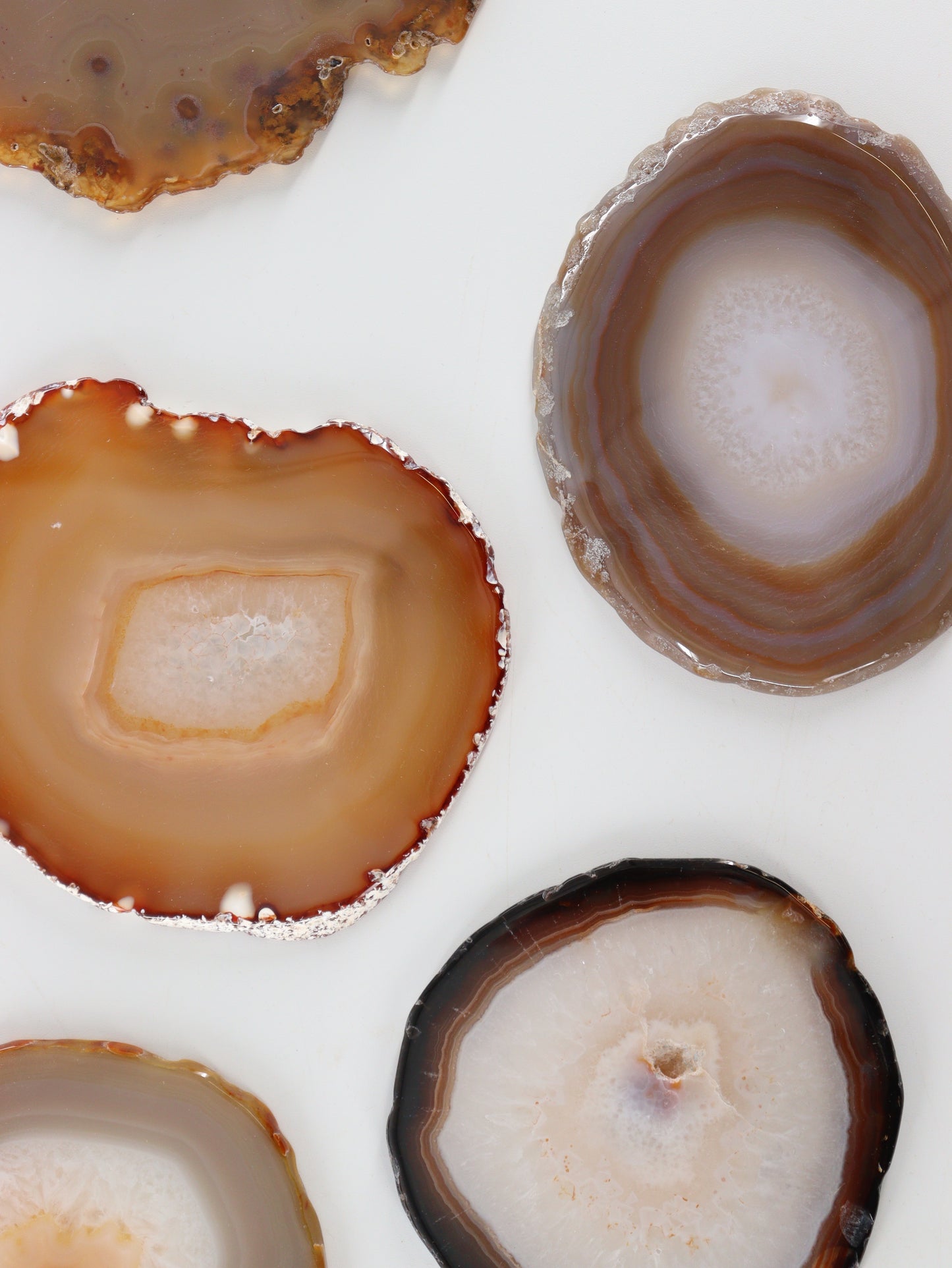 Agate Slices and Slabs Set of 10 - Expert Supplier of Wholesale Crystals & Bulk Gemstones