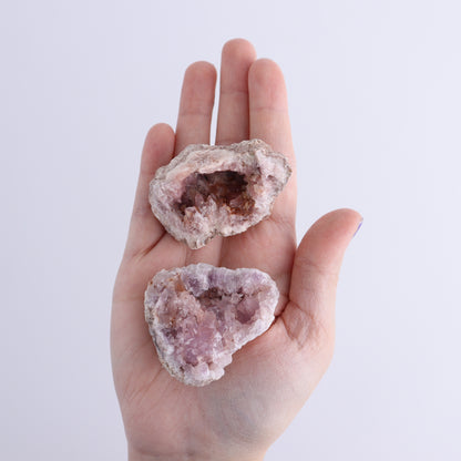 Pink Amethyst Flat of 12 - Expert Wholesale and Supplier of Wholesale Crystals & Bulk Gemstones, ["Amethyst","Pink Amethyst"]