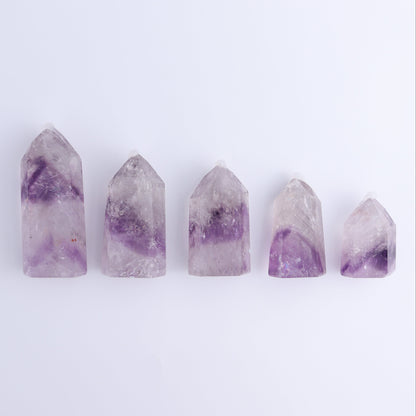 Amethyst Towers Set of 5 - Expert Wholesale and Supplier of Wholesale Crystals & Bulk Gemstones, ["Amethyst","Brazil","Towers"]